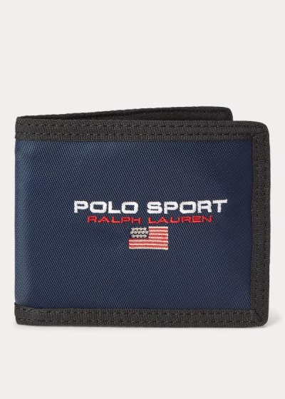 Carteras Polo Ralph Lauren Hombre Azul Marino - Nylon Polo Sport - XFLMK1579